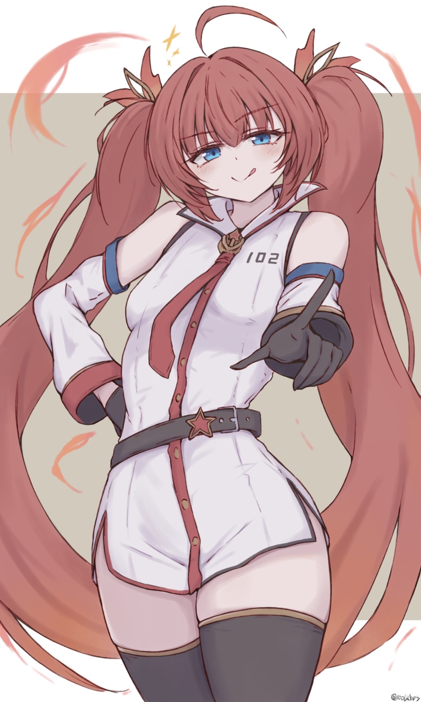 1006kbps, 1girl, :q, absurdres, ahoge, artist_name, azur_lane, bare_shoulders