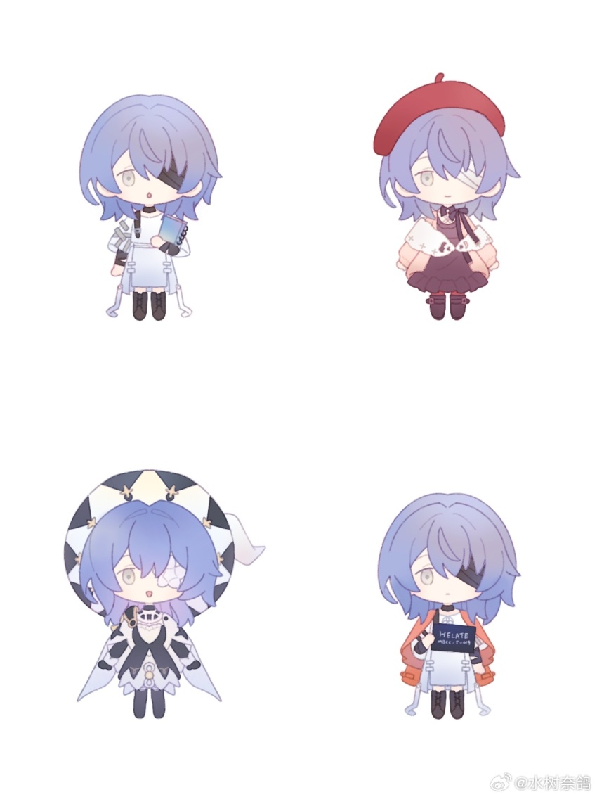 1girl, :o, artist_request, bandage_over_one_eye, bandaged_arm, bandages, belt, belt_buckle