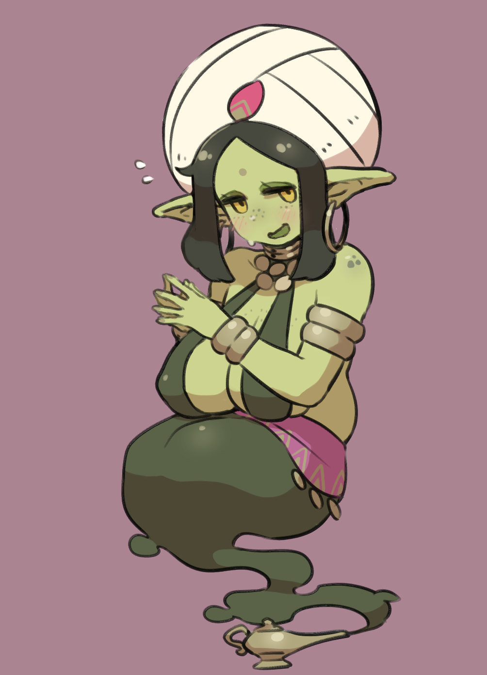 1girl, bangle, bare_shoulders, bikini, bikini_top_only, blush, body_freckles, bracelet