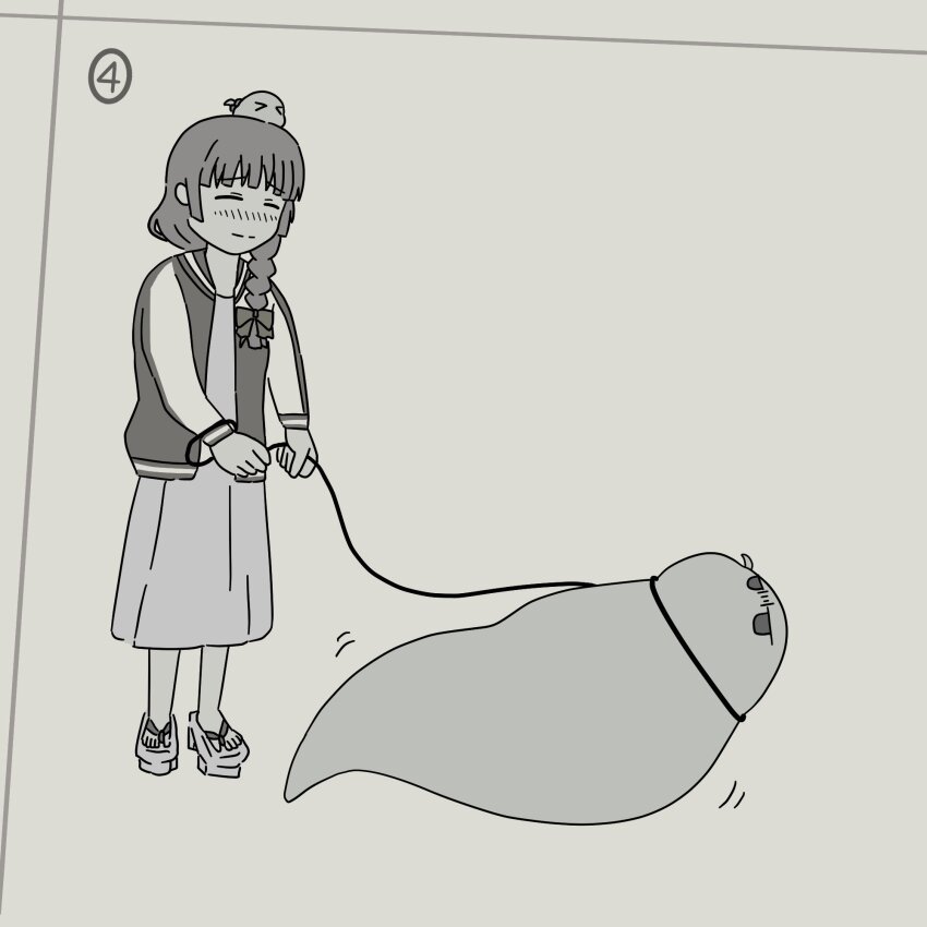 animal, bocchi_the_rock!, gotoh_hitori, gotoh_hitori_(octopus), gotoh_hitori_(tsuchinoko), highres, hiroi_kikuri, kujo_karen9