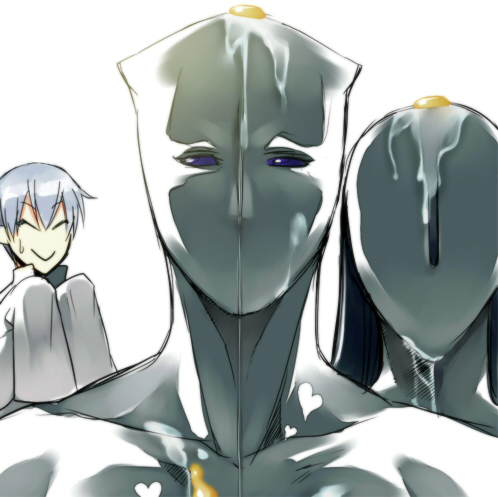 3boys, aizen_sousuke, bleach, egg, closed_eyes, heart, ichimaru_gin, lowres