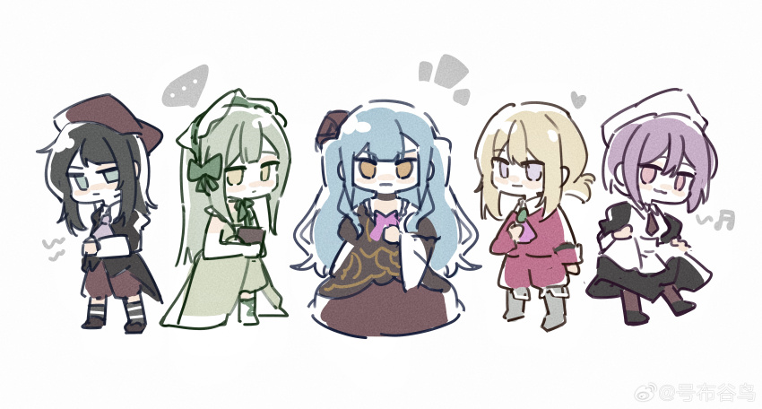 ..., 5girls, absurdres, amoris_(bang_dream!), ascot, ave_mujica_(bang_dream!), bang_dream!, bang_dream!_it's_mygo!!!!!