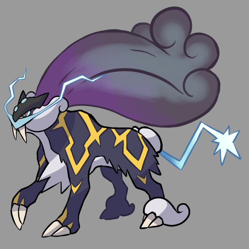 alternate_form, black_fur, blue_sclera, claws, colored_sclera, fakemon, fangs, full_body