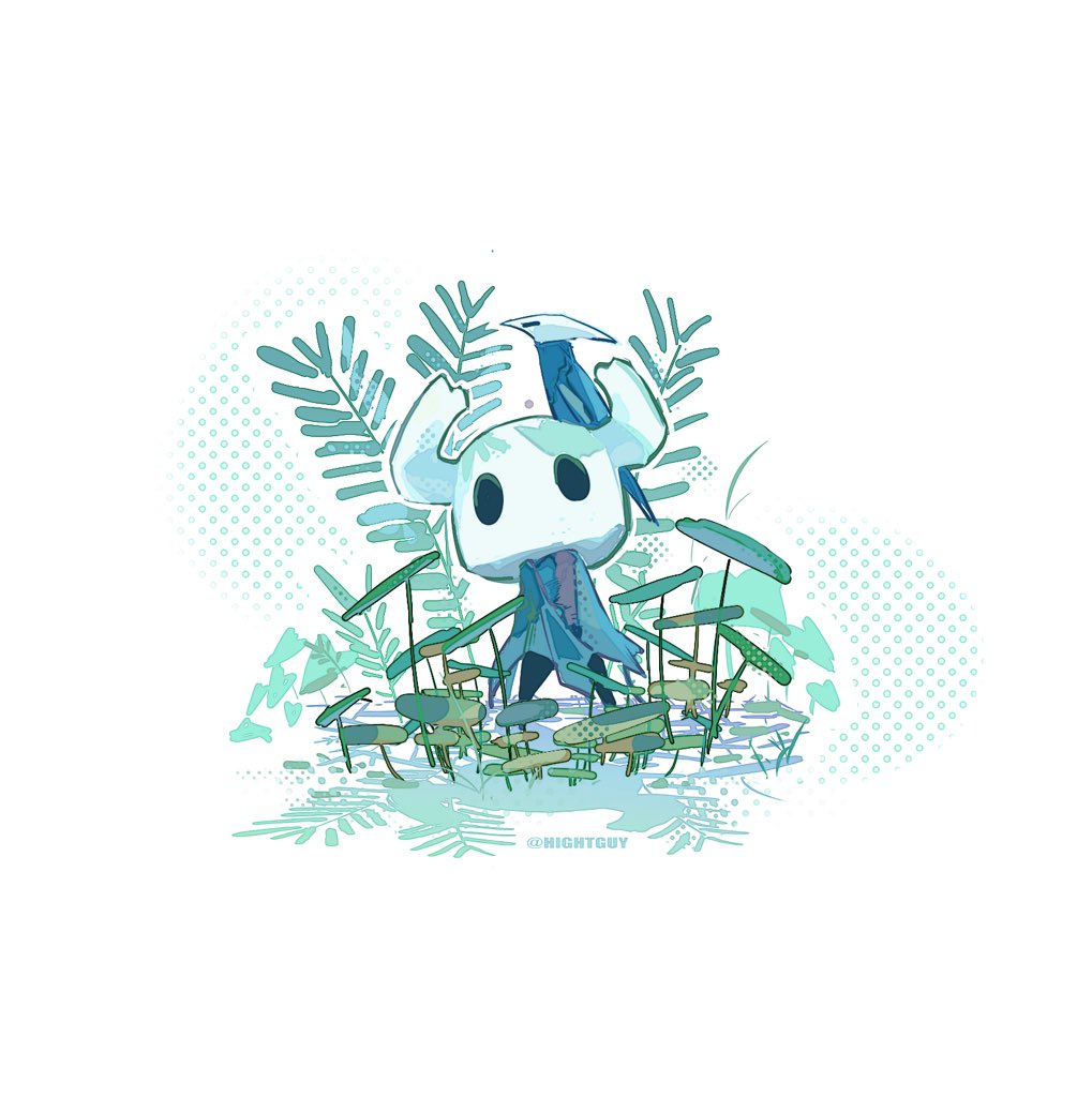 1other, animal, animal_on_head, artist_name, commentary, foliage, grey_cloak, halftone