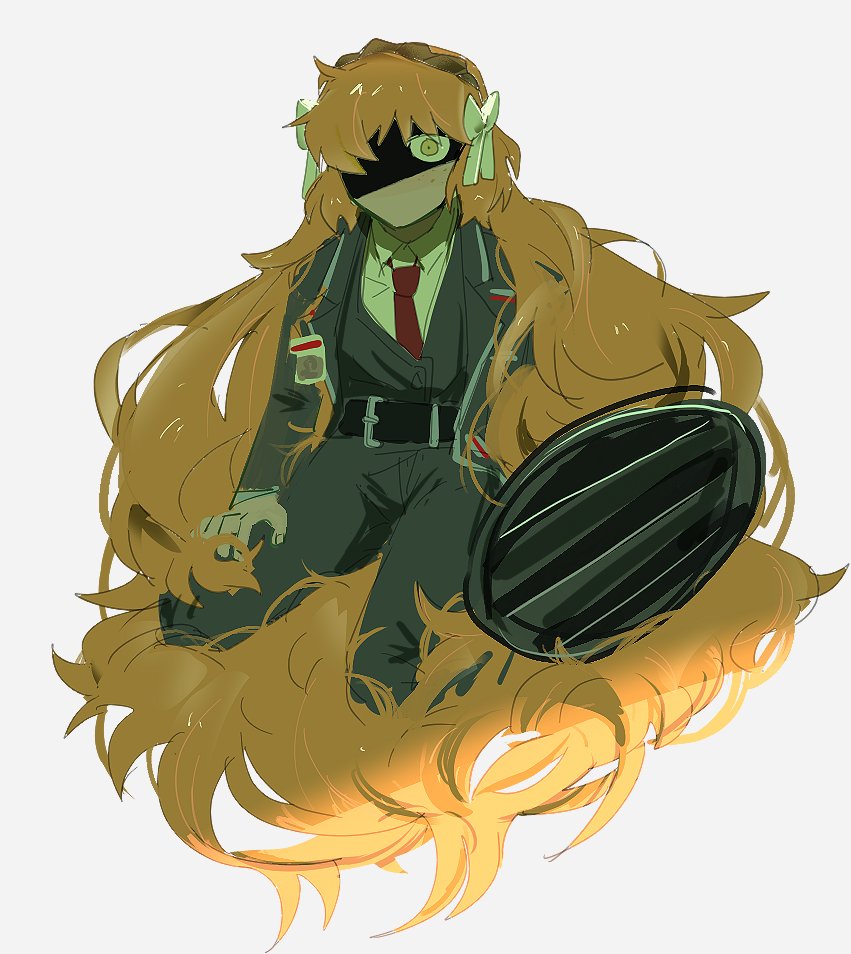 1girl, absurdly_long_hair, belt, belt_buckle, black_belt, black_jacket, black_pants, black_vest