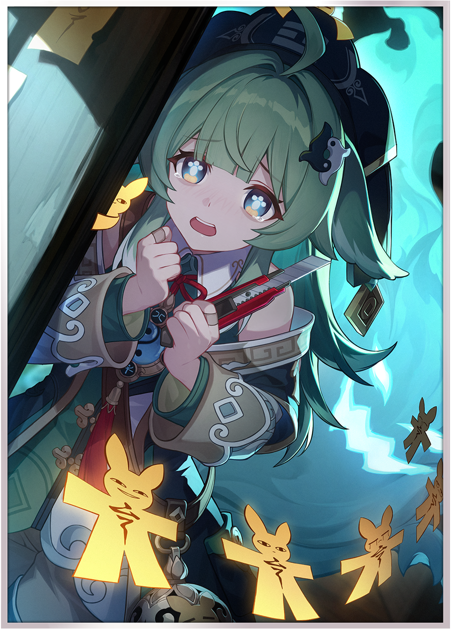 1girl, ahoge, animal_ears, bandaid, bandaid_on_finger, bandaid_on_hand, black_hat, blue_eyes