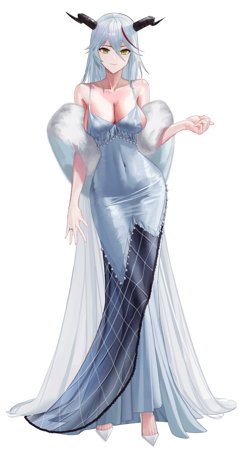 1girl, absurdres, aegir_(azur_lane), alternate_breast_size_(smaller), alternate_costume, azur_lane, bare_shoulders, breasts