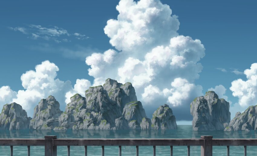 blue_sky, cloud, cloudy_sky, commentary_request, cumulonimbus_cloud, day, highres, no_humans