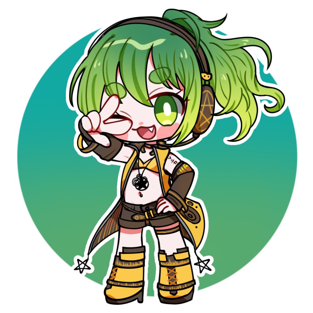 1girl, :3, arm_tattoo, belt, blush_stickers, boots, bra, bright_pupils