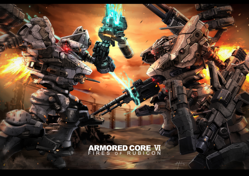 621_(armored_core_vi), arm_blade, armored_core, armored_core_vi:_fires_of_rubicon, ayato_mabu, fromsoftware, gun, humanoid_robot