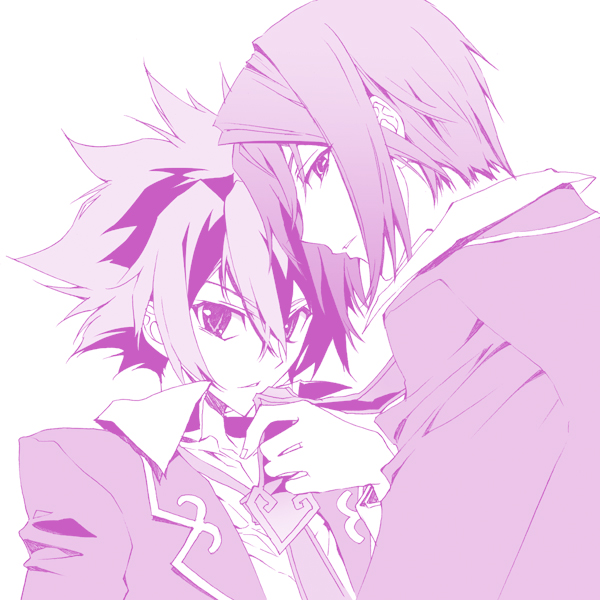 10s, 2boys, amamiya_poran, bad_id, bad_pixiv_id, couple, male_focus, monochrome