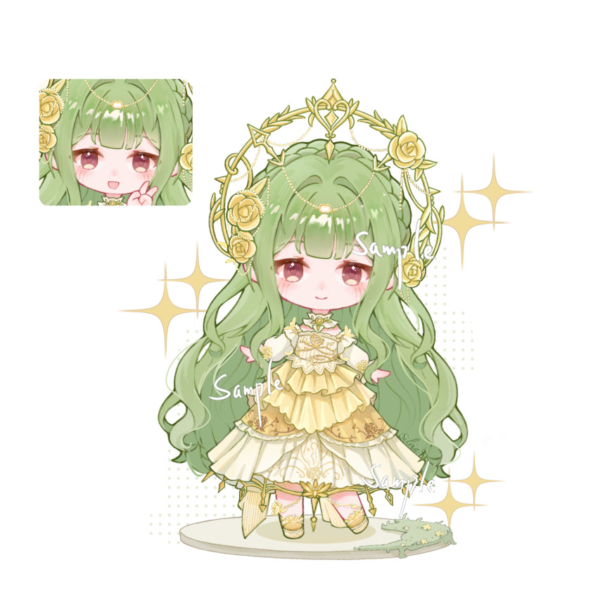 1girl, :o, absurdly_long_hair, arrow_(symbol), ayayayai, bare_shoulders, blunt_bangs, braid