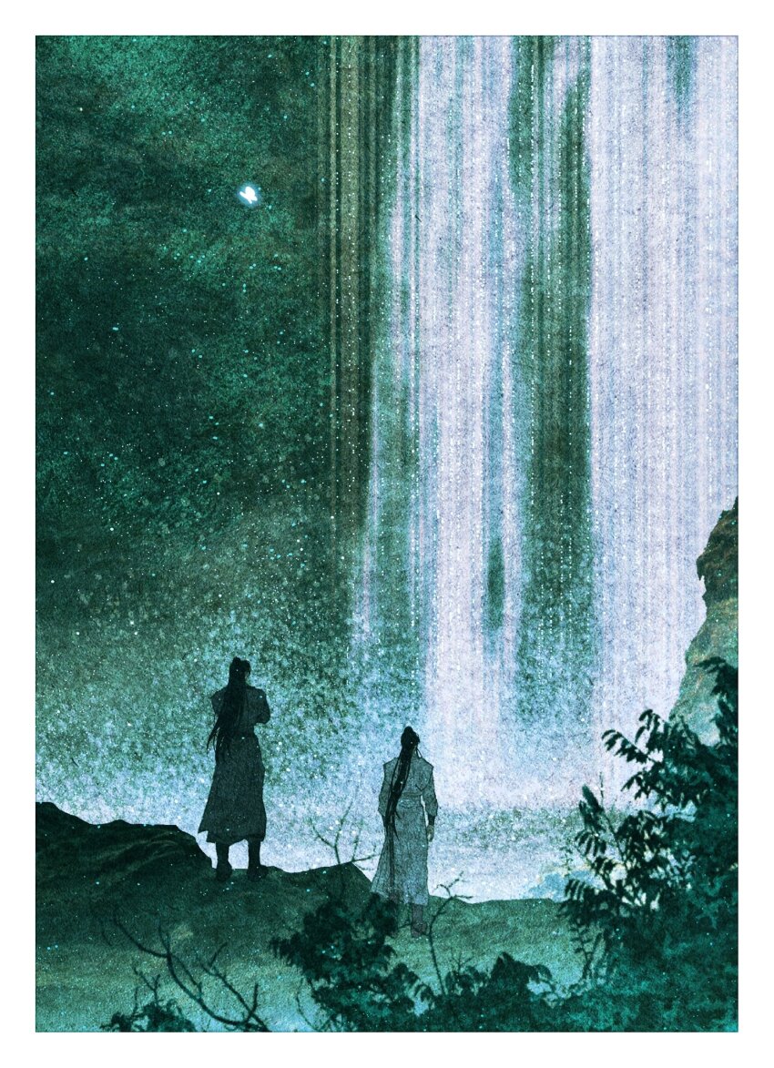 2boys, bellta_(kimbellta), black_hair, boots, border, bug, butterfly, chinese_clothes