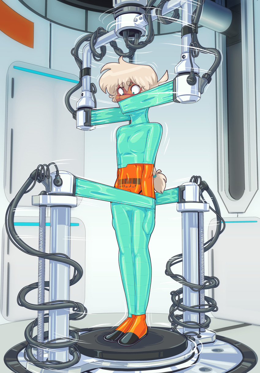 absurdres, blush, bodysuit, bsfs, commander_rab_(layer_industries), highres, janine_flores, latex