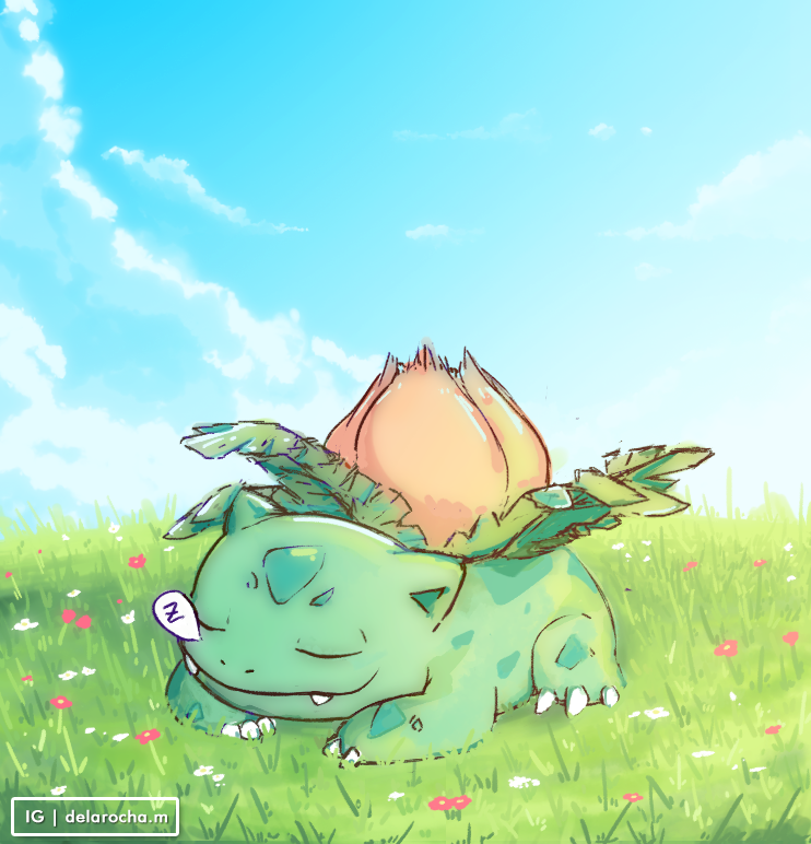 animal_focus, artist_name, blue_sky, closed_eyes, closed_mouth, cloud, commentary, english_commentary