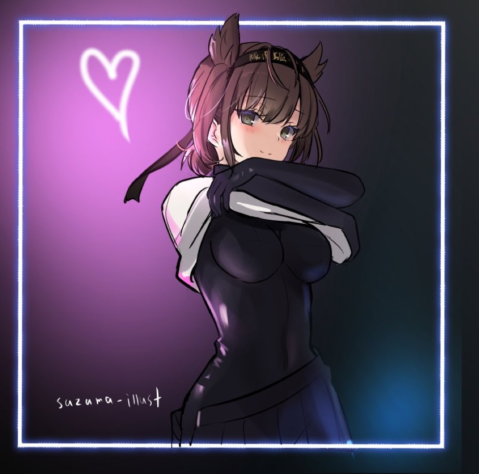 black_bodysuit, black_skirt, bodysuit, bodysuit_under_clothes, hatsuzuki_(kancolle), kantai_collection, looking_at_viewer, school_uniform