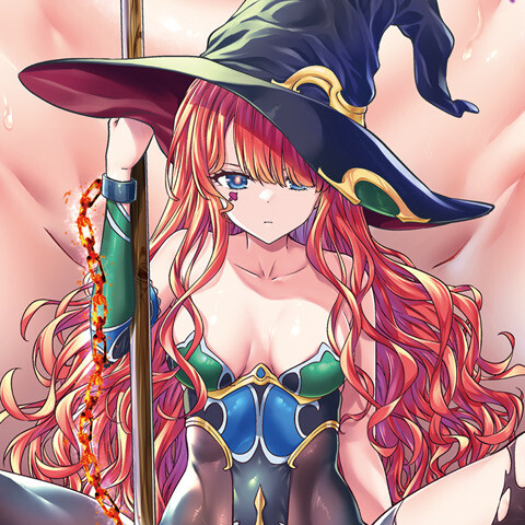 1girl, arm_up, arm_warmers, bare_shoulders, blue_eyes, blunt_bangs, bodystocking, breasts