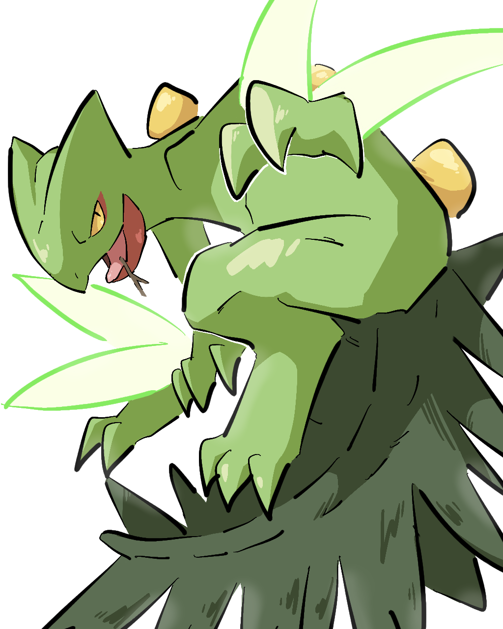 1other, claws, commentary_request, furry, gen_3_pokemon, highres, korean_commentary, looking_at_viewer