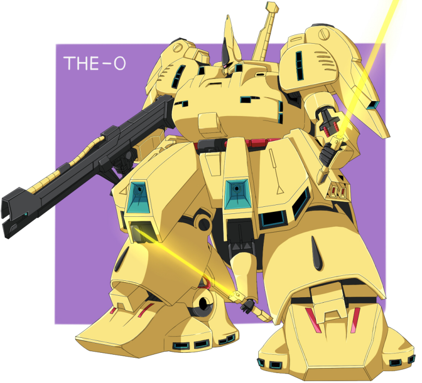 beam_rifle, energy_gun, energy_sword, gun, gundam, mecha, extra_arms, multi_limb