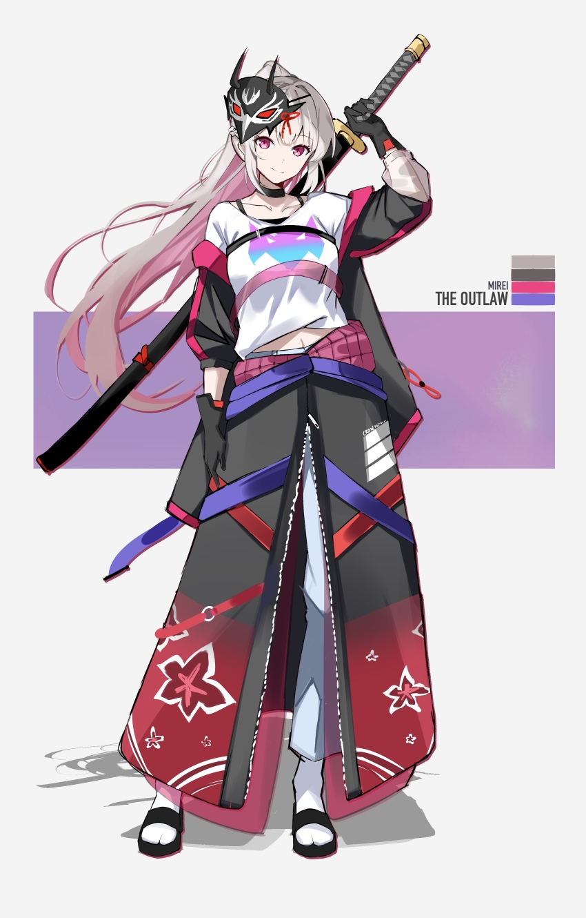 1girl, absurdres, amamiya_mirei, black_coat, coat, collarbone, full_body, highres