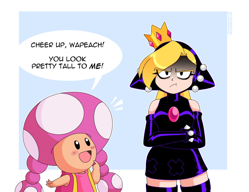 >:(, 2girls, :t, absurdres, angry, annoyed, bare_shoulders, black_dress