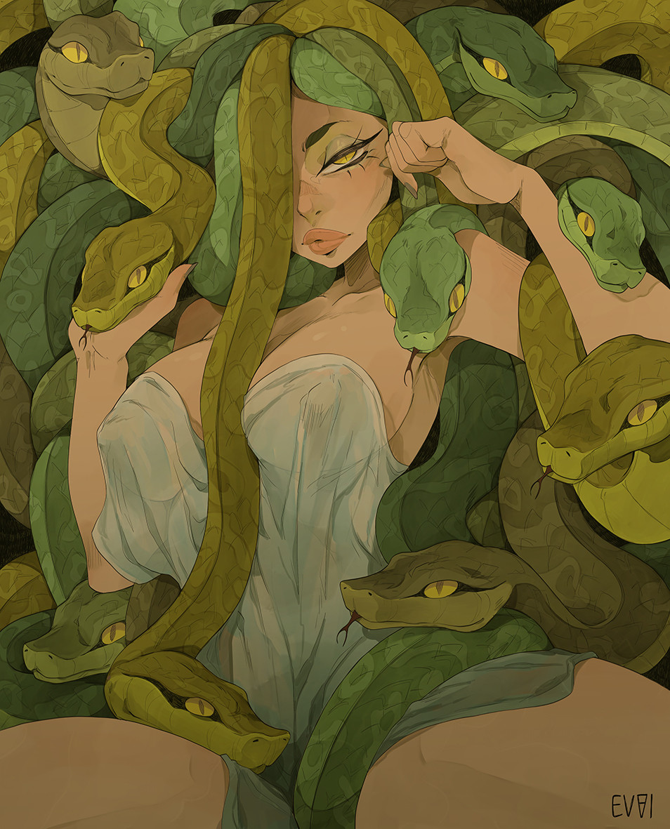 1girl, breasts, covered_erect_nipples, emmanuel_viola, large_breasts, long_hair, looking_at_viewer, original