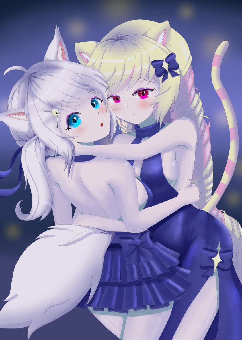 absurdres, adeka, animal_ears, fox_ears, fox_girl, highres, howan_(show_by_rock!!), mashima_himeko_(show_by_rock!!)