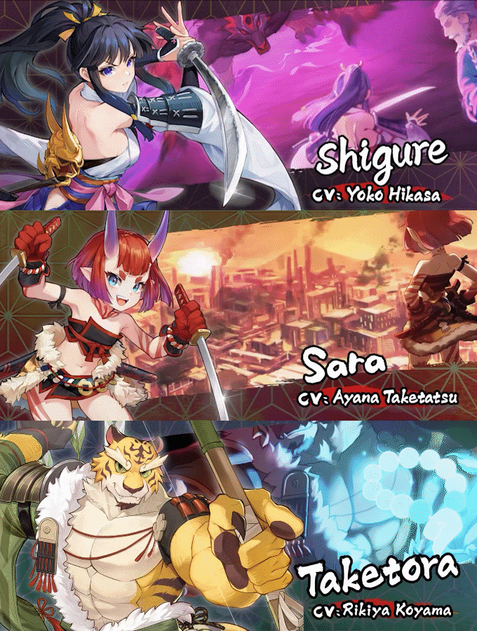 1boy, 2girls, animal_ears, animated, animated_gif, black_hair, bow_(weapon), animal_nose