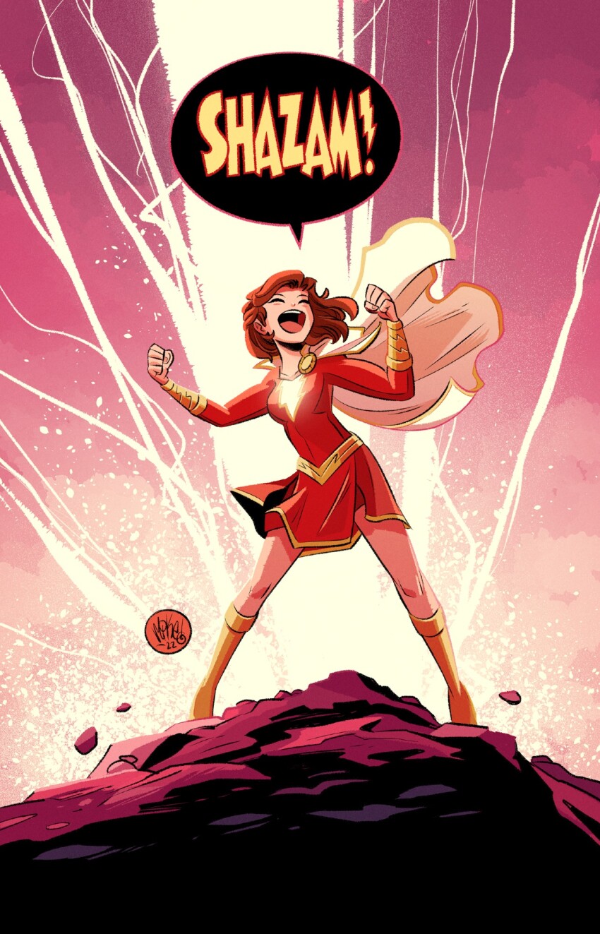 1girl, boots, brown_hair, cape, clenched_hands, closed_eyes, dc_comics, dress