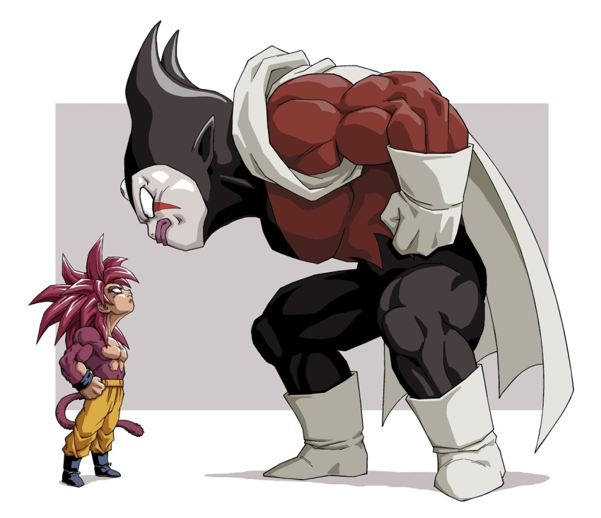 boots, cape, demon, demon_horns, dragon_ball, dragon_ball_daima, gloves, gomah_(dragon_ball)