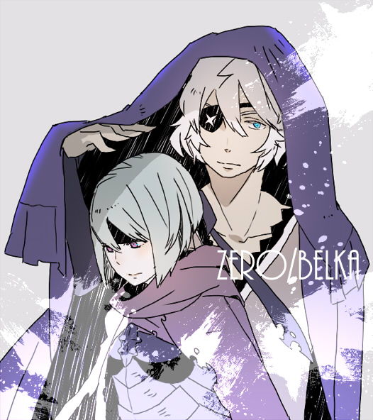 1boy, 1girl, armor, beruka_(fire_emblem), black_armor, blue_eyes, blue_hair, capelet