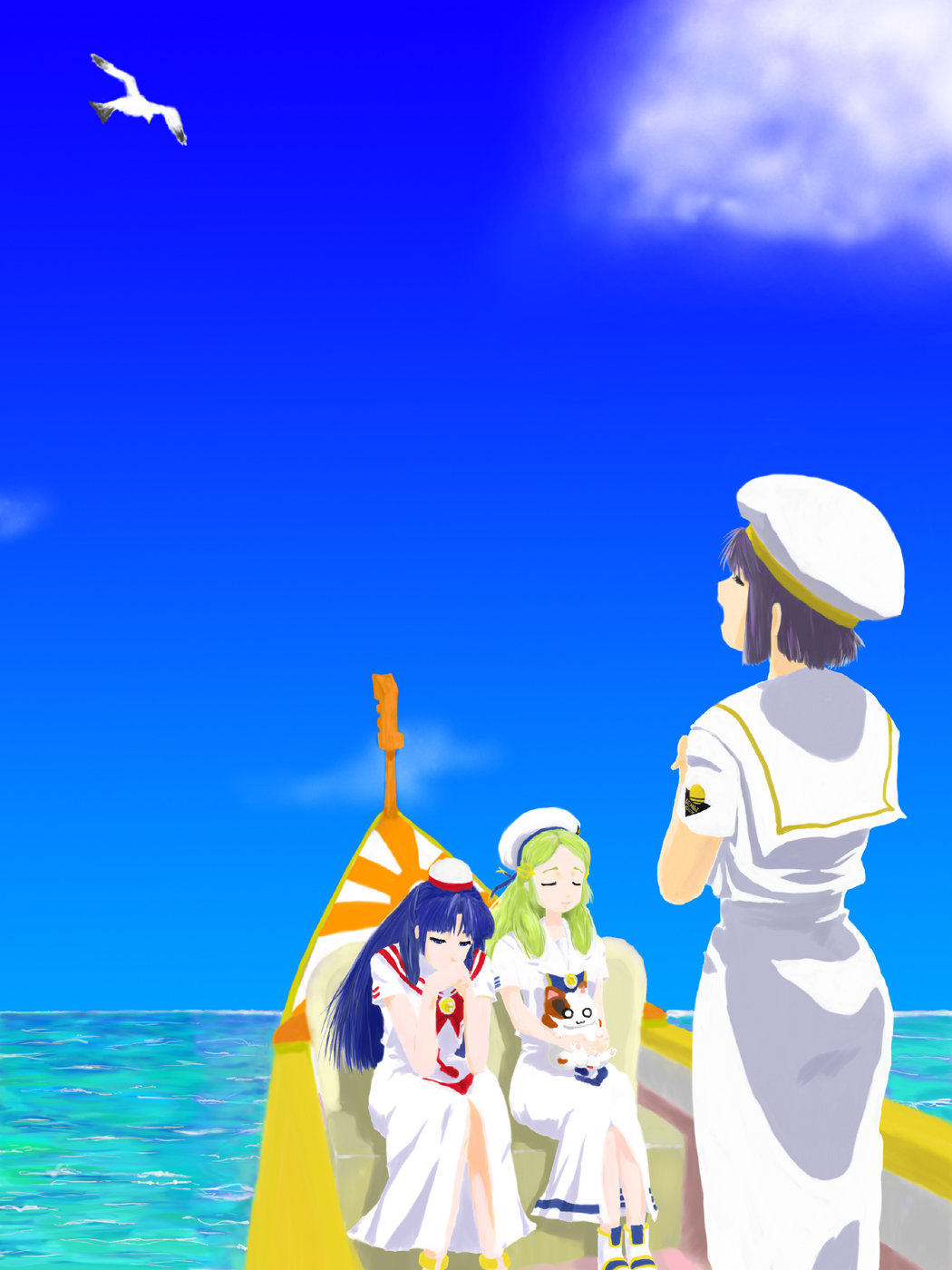 3girls, aika_granzchesta, aika_granzchesta_(cosplay), alice_carroll, alice_carroll_(cosplay), alicia_florence, alicia_florence_(cosplay), aria_(manga)