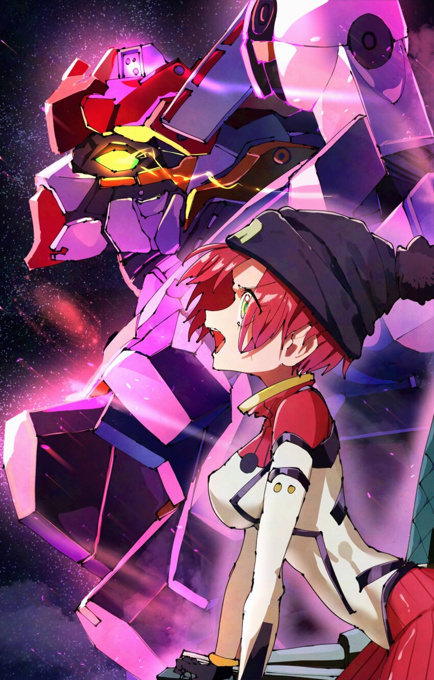 1girl, amate_yuzuriha, aqua_eyes, bodysuit, breasts, glowing, glowing_eyes, gquuuuuux