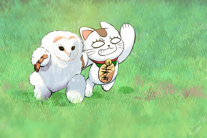 animal, baby_animal, barn_owl, bird, chibikemo, chick, dandadan, day