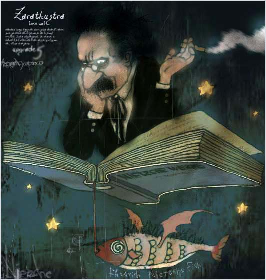 1boy, large_nose, black_hair, black_jacket, black_ribbon, blue_background, book, border