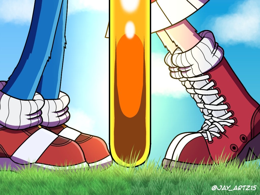 amy_rose, boots, dress, grass, jay_artz15, legs, paramount_pictures, portal_(object), ring_(sonic), sega, shoes, sky, socks, sonic_(live_action), sonic_(series), sonic_the_hedgehog, sonic_the_hedgehog_(movie)