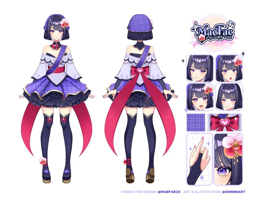 1girl, :o, :t, aegis-link, back_bow, black_bra, black_bridal_gauntlets, black_collar