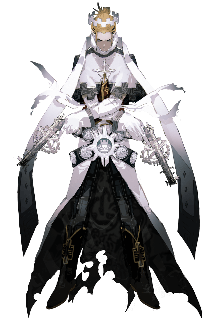 1boy, bad_source, belt, black_hair, blonde_hair, boots, cape, capelet