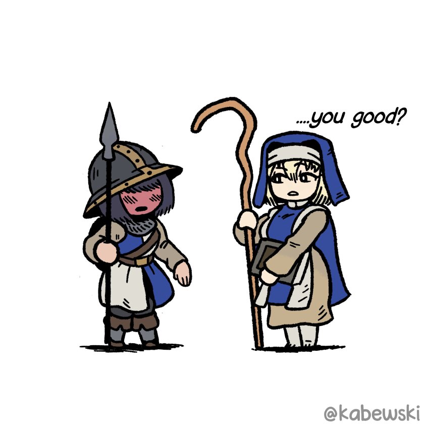 2girls, :o, absurdres, age_of_empires_(series), age_of_empires_ii, artist_name, barefoot, black_hair