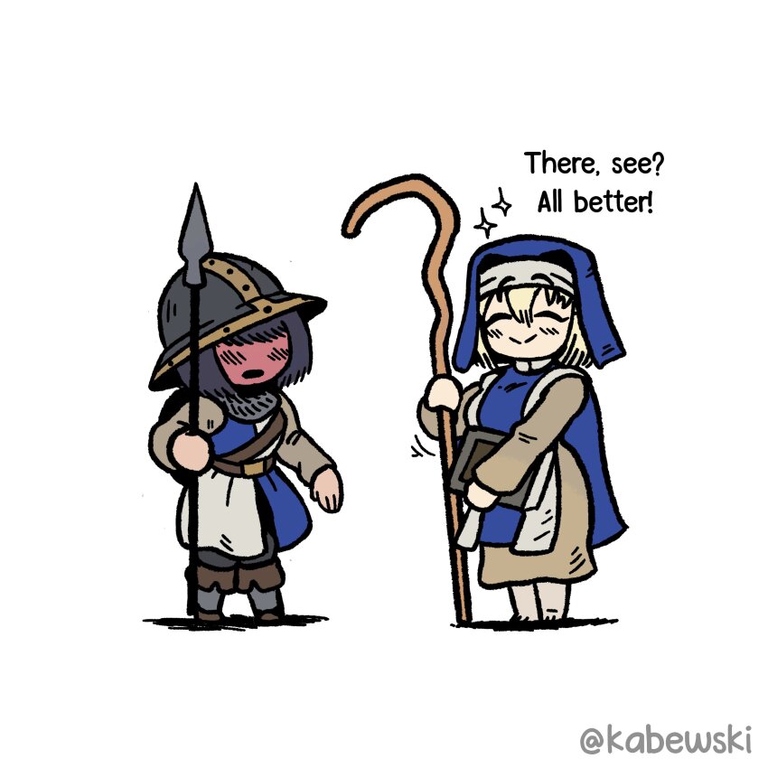 2girls, :o, absurdres, age_of_empires_(series), age_of_empires_ii, artist_name, barefoot, black_hair