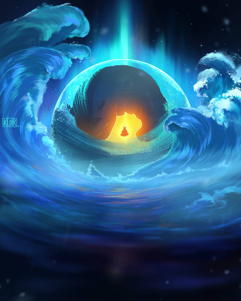 1boy, aang, animal, appa, aurora, avatar:_the_last_airbender, avatar_legends, commentary