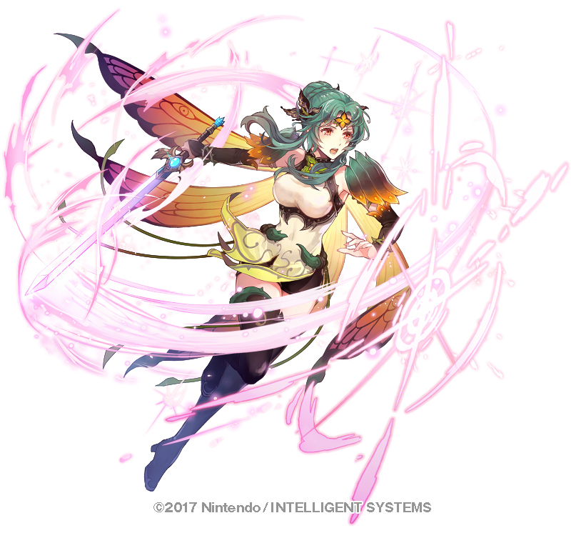 1girl, amiti, black_boots, boots, breasts, bridal_gauntlets, brown_eyes, butterfly_wings