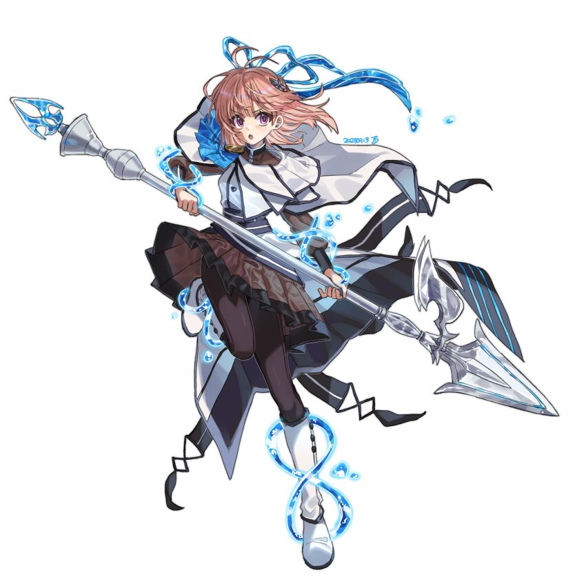 1girl, blonde_hair, blush, boots, duel_monster, exosister_asophiel, exosister_sophia, full_body