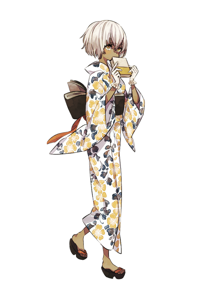 1girl, book, clara_lindvall, dairoku_ryouhei, dark-skinned_female, dark_skin, full_body, gloves