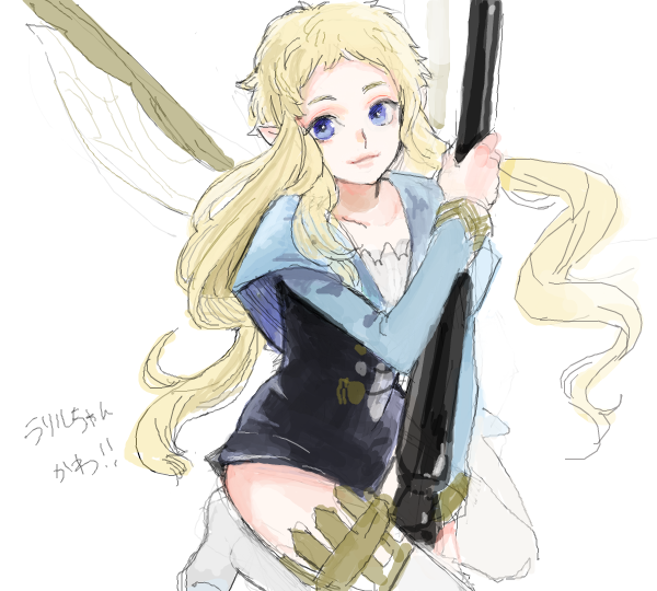 1girl, alternate_hair_length, alternate_hairstyle, bad_drawr_id, bad_id, blonde_hair, blue_eyes, borrowed_character