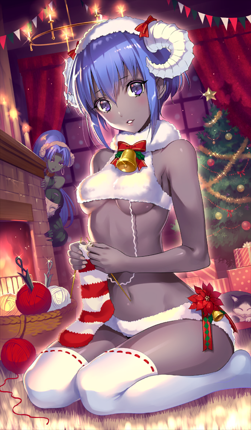 1boy, 2girls, assassin_(fate/zero), bald, bare_arms, bare_shoulders, basket, bell