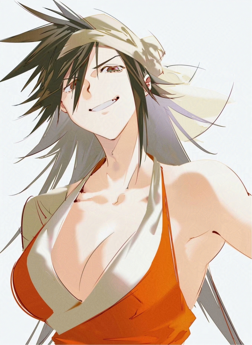 1girl, amputee, armpits, backless_dress, backless_outfit, bandaged_arm, bandaged_head, bandages