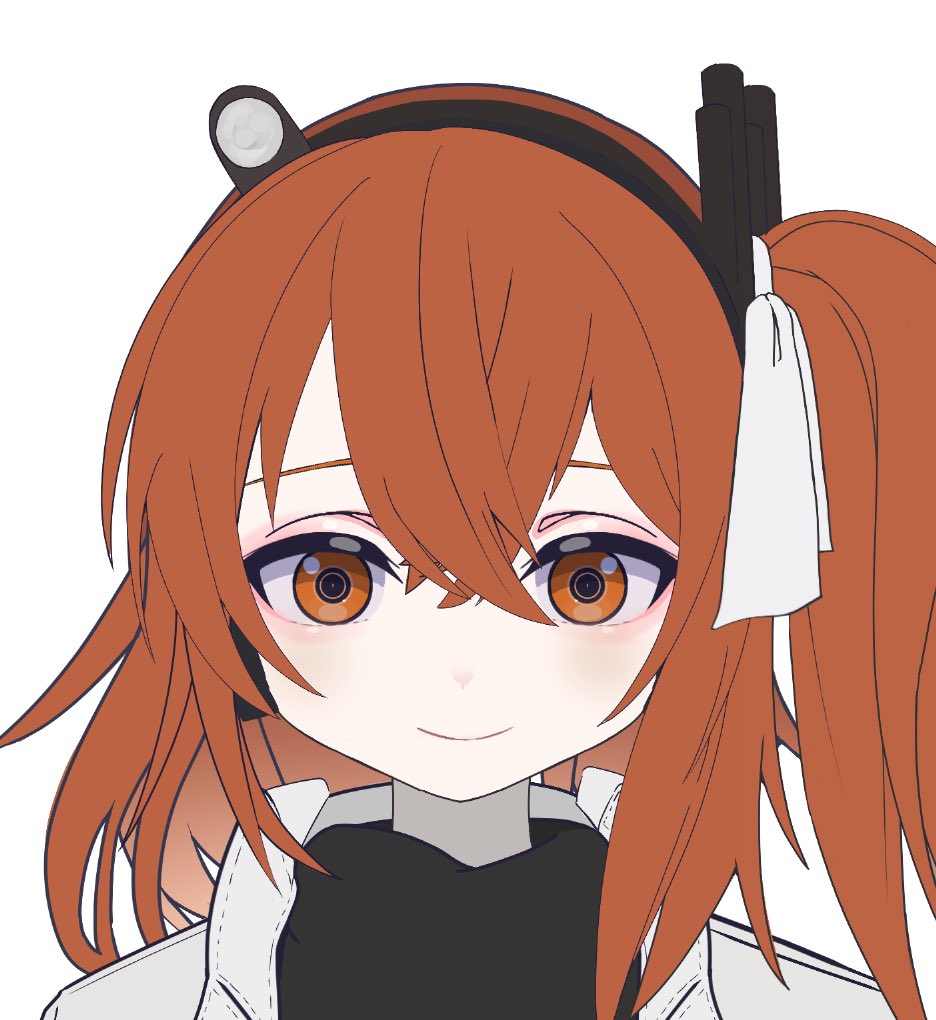 1girl, a.i._voice, adachi_rei, black_shirt, blush, commentary_request, hair_between_eyes, hair_ribbon