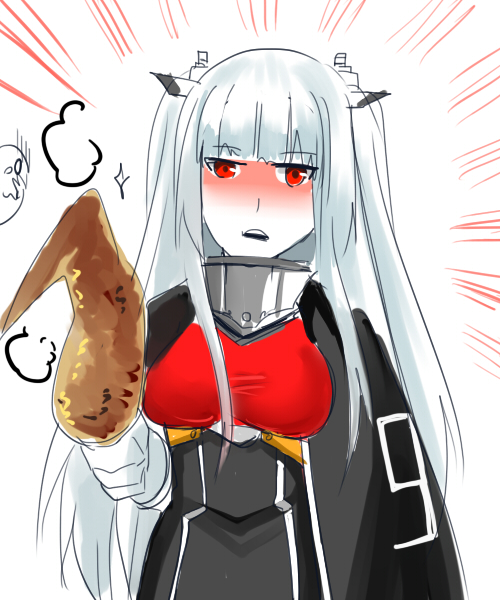 athena-ban, chicken_(food), essex_(warship_girls_r), food, tagme, warship_girls_r