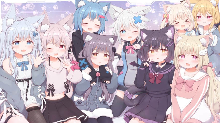 >_<, >_o, 6+girls, :3, :d, :o, ;d, ^_^